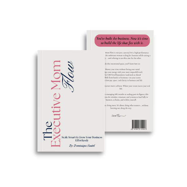 The Executive Mom Flow Journal